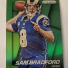 Sam Bradford 2014 Prizm Prizms Green Insert Card