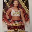 Ronda Rousey 2019 Topps WWE Road To Wrestlemania Wrestlemania 35 Roster Insert Card