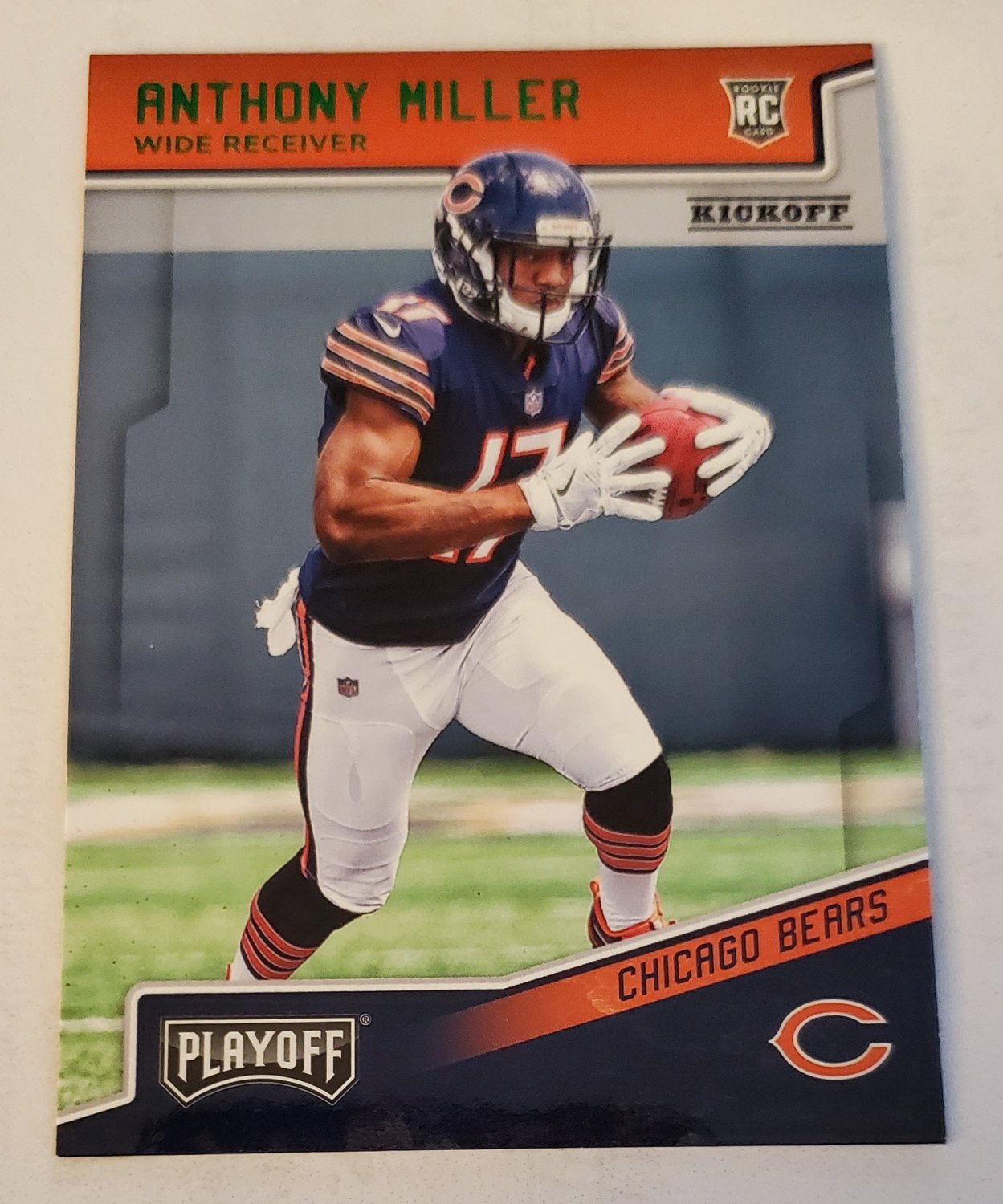 Anthony Miller 2018 Playoff Kickoff Rookie Card