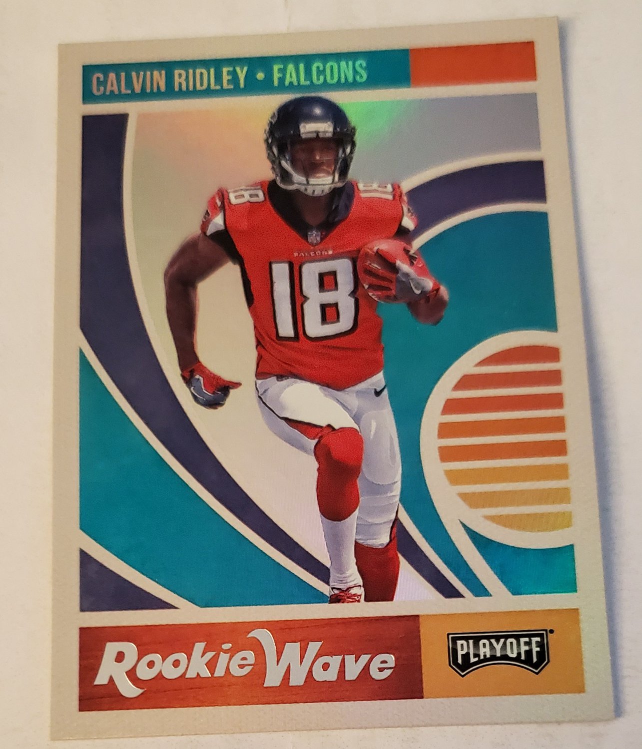 Calvin Ridley 2018 Playoff Rookie Wave Insert Card