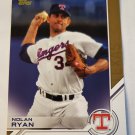 Nolan Ryan 2017 Topps Salute Insert Card