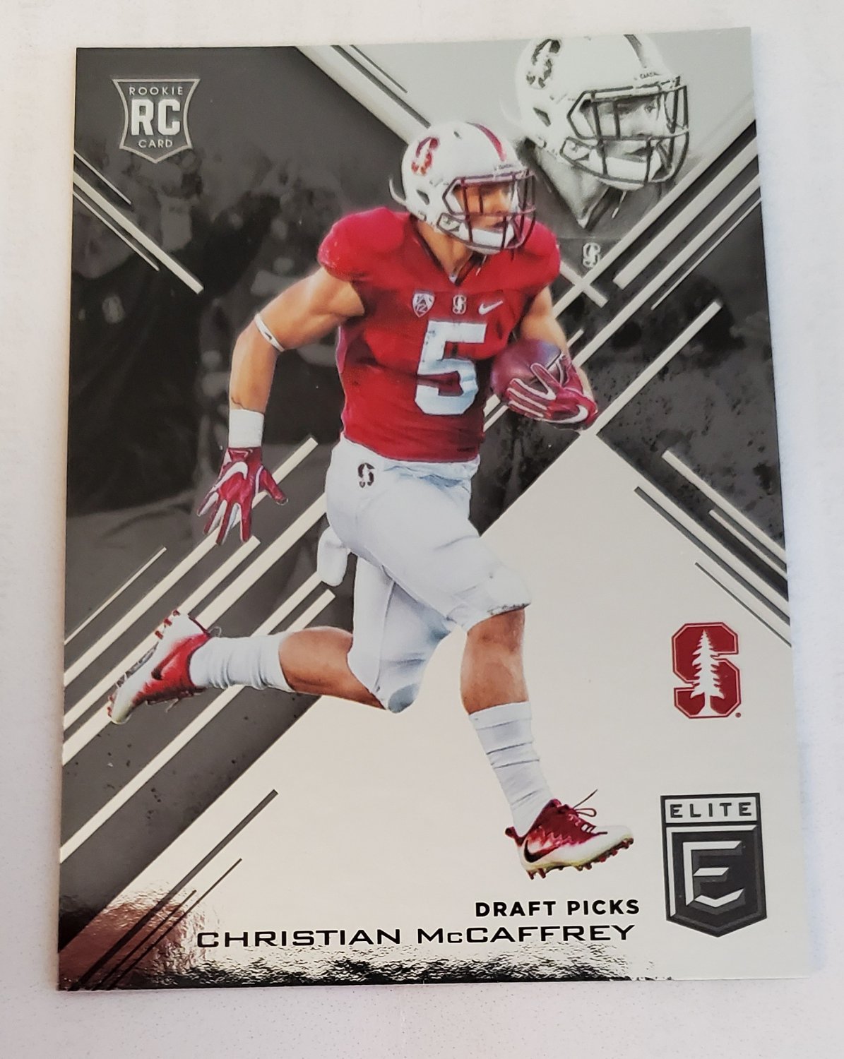 Christian McCaffrey 2017 Elite Draft Picks Rookie Card