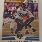 Marcedes Lewis 2012 Score Gold Zone Insert Card