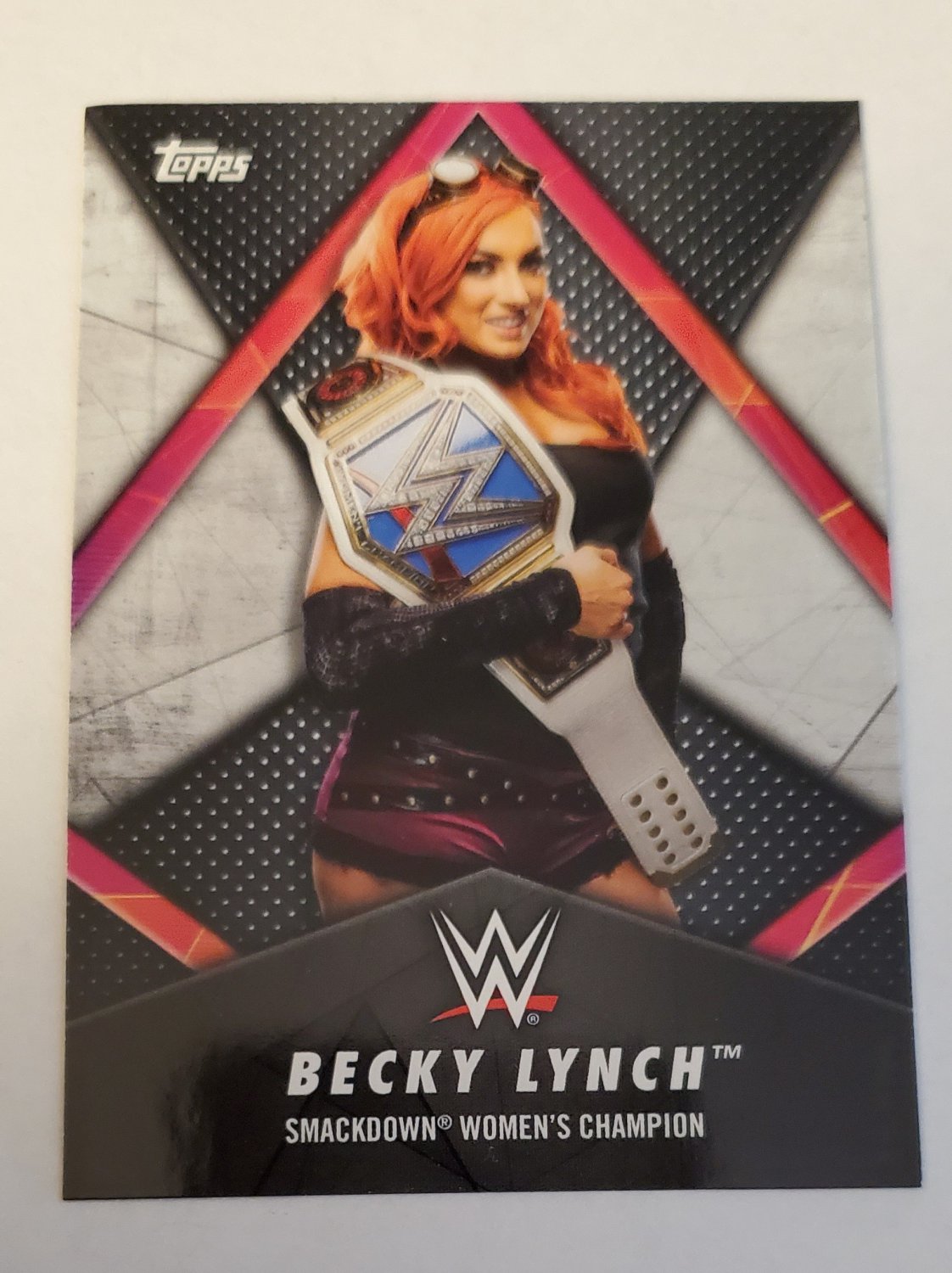 Becky Lynch 2018 Topps WWE Womens Division Womens Championship Insert Card