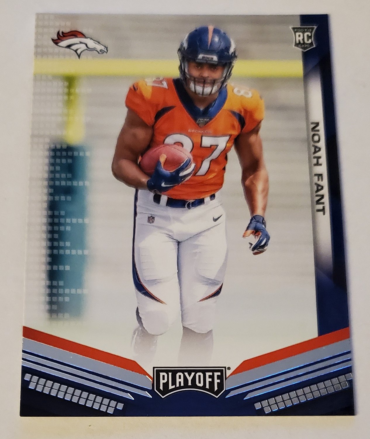 Noah Fant 2019 Playoff Rookie Card