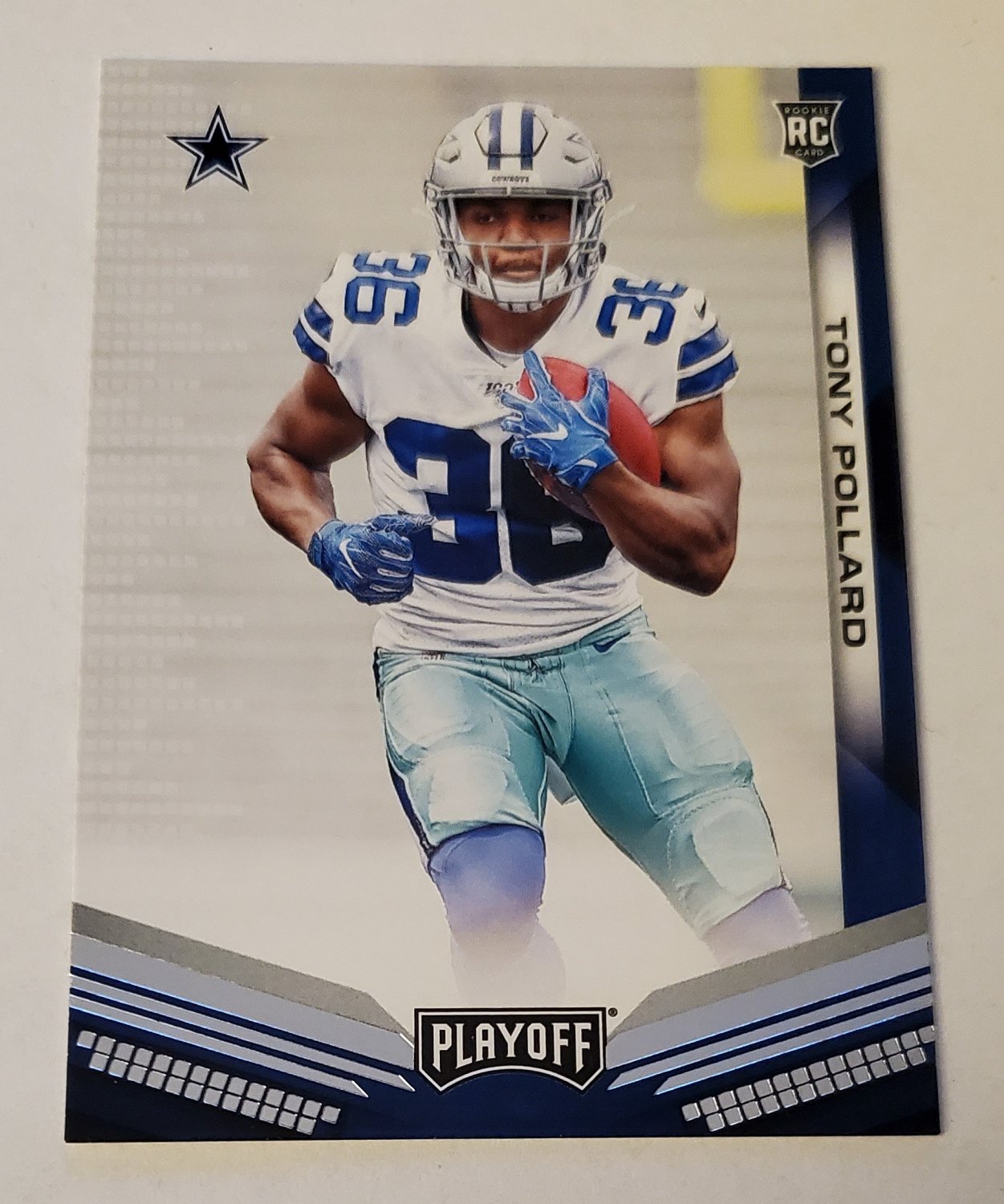 Tony Pollard 2019 Playoff Rookie Card