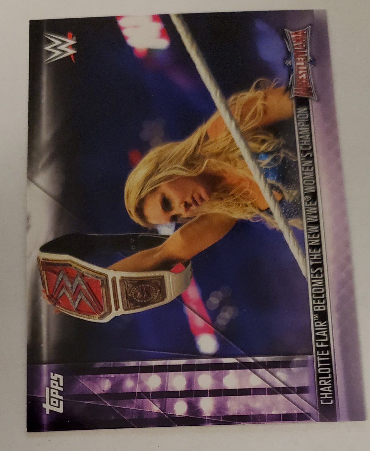 Charlotte Flair 2019 Topps WWE Womens Revolution Insert Card