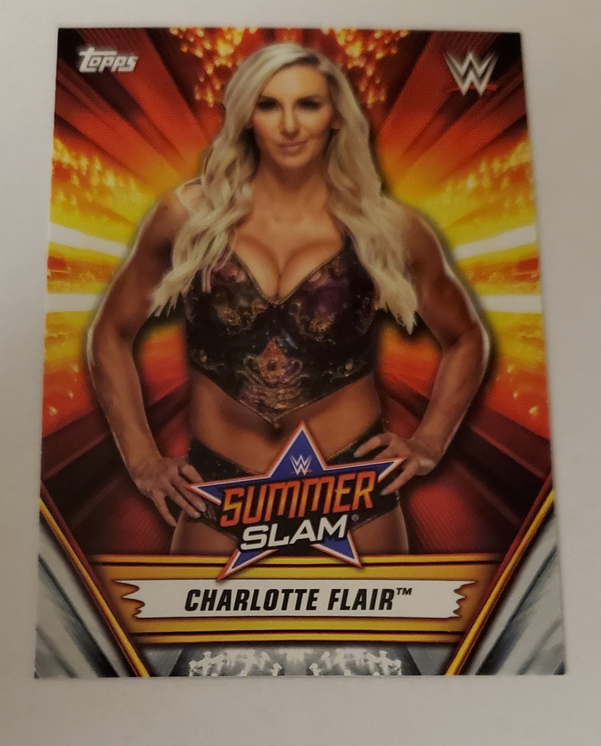 Charlotte Flair 2019 Topps WWE SummerSlam Base Card