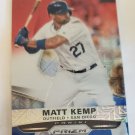 Matt Kemp 2015 Prizm Prizms Red White Blue Mojo Insert Card