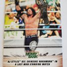 AJ Styles 2019 Topps WWE SummerSlam Card #74