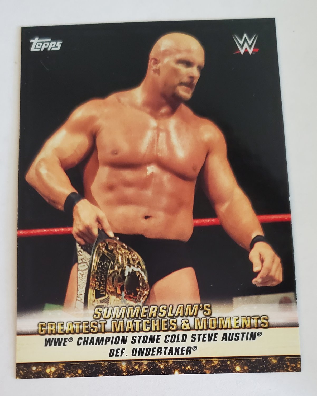 Stone Cold Steve Austin 2019 Topps WWE SummerSlam Greatest Matches ...