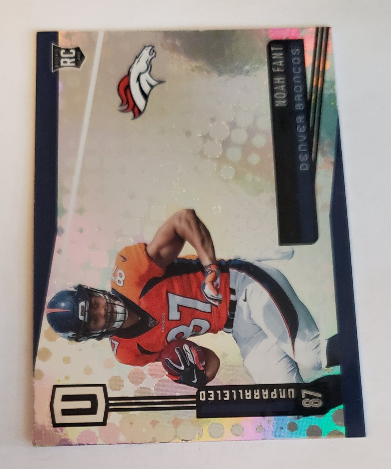 Noah Fant 2019 Unparalleled Rookie Card