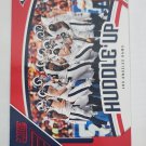 Los Angeles Rams 2018 Score Huddle Up Red Insert Card