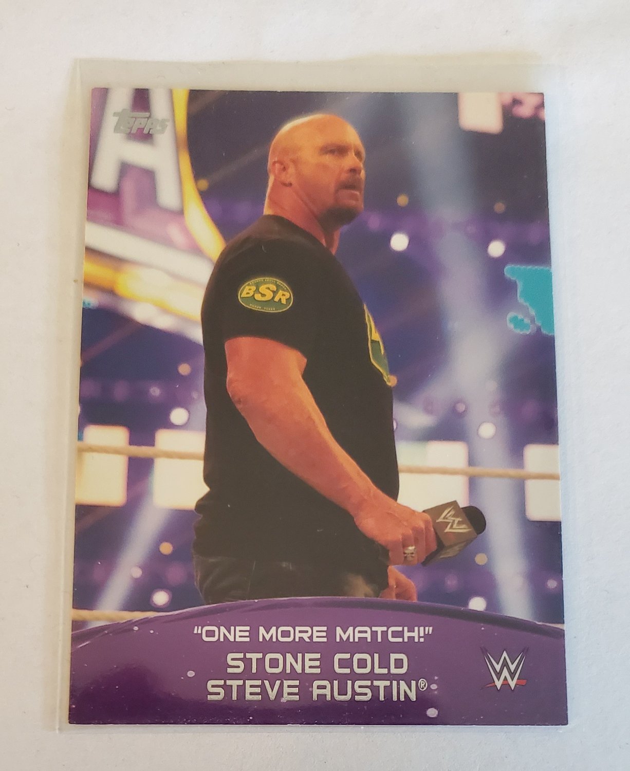 Stone Cold Steve Austin 2015 Topps WWE Crowd Chants One More Match ...