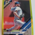 Clayton Kershaw 2019 Optic Lime Green Insert Card
