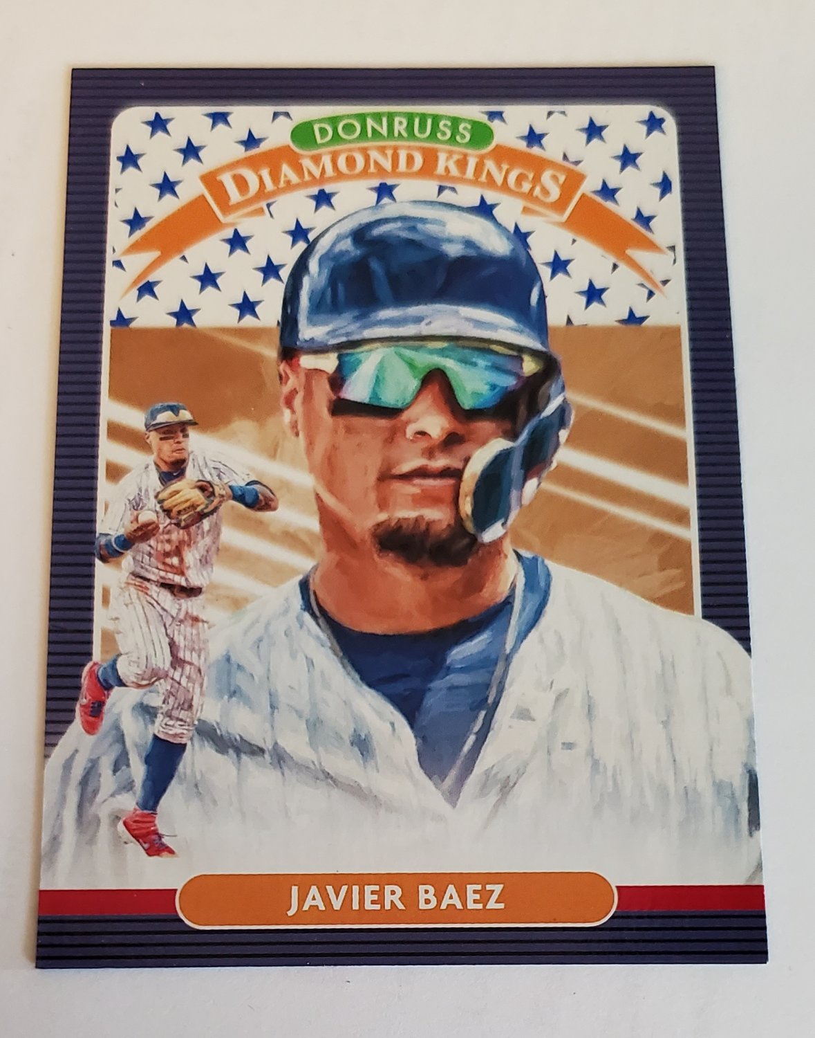 Javier Baez 2020 Donruss DK Independence Day Insert Card