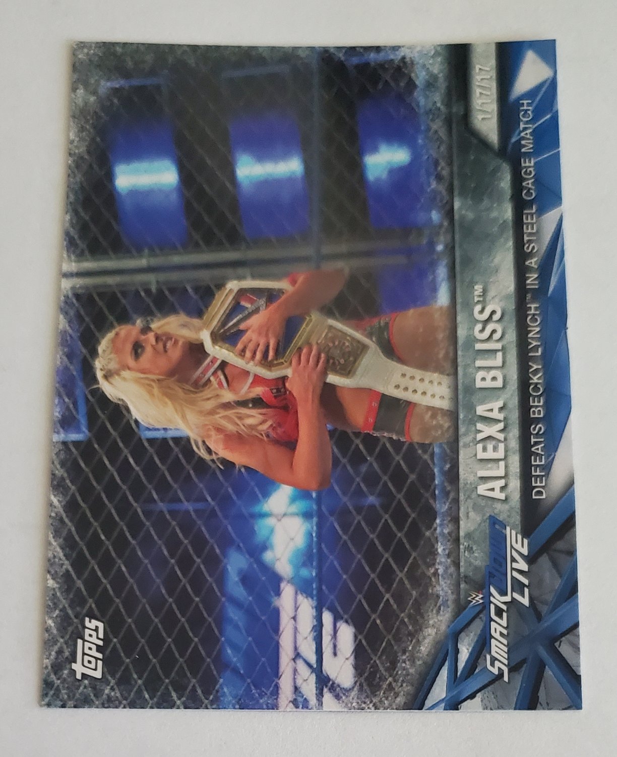 Alexa Bliss 2017 Topps WWE Womens Division WWE Matches Moment Base Card