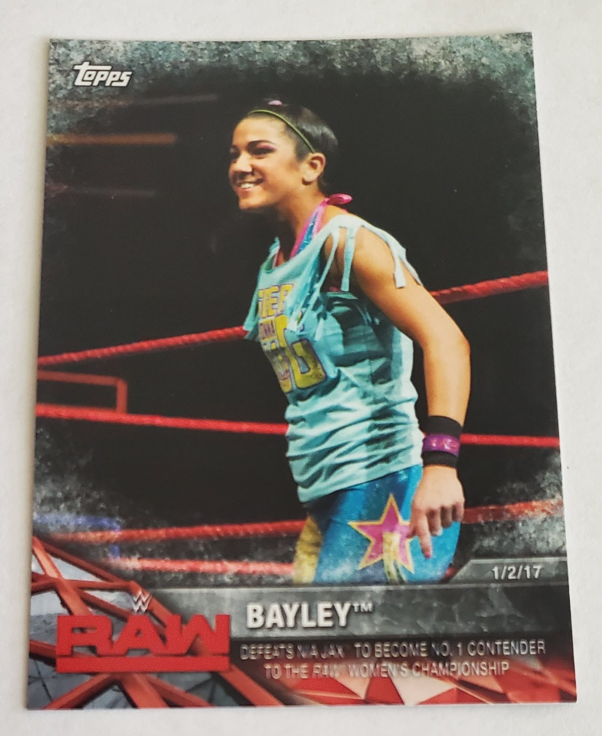 Bayley 2017 Topps WWE Womens Division WWE Matches Moment Base Card
