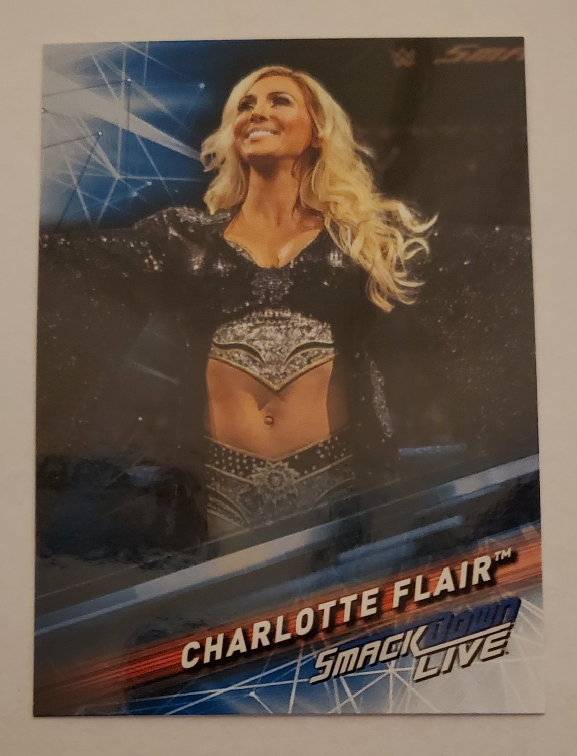 Charlotte Flair 2019 Topps WWE Smackdown Live Base Card