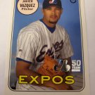 Javier Vazquez 2019 Topps Archives 50th Anniversary Of The Montreal Expos Card