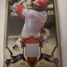 Jimmy Rollins 2008 SP Legendary Cuts Destined For History Jersey Card