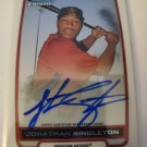 Jonathan Singleton 2012 Bowman Chrome Prospects Rookie Autograph Card