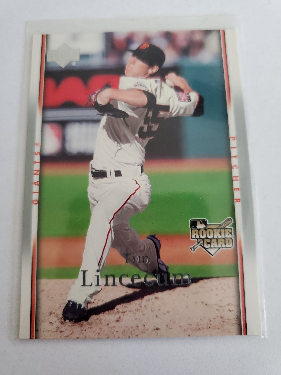 Tim Lincecum 2007 Upper Deck Rookie Card