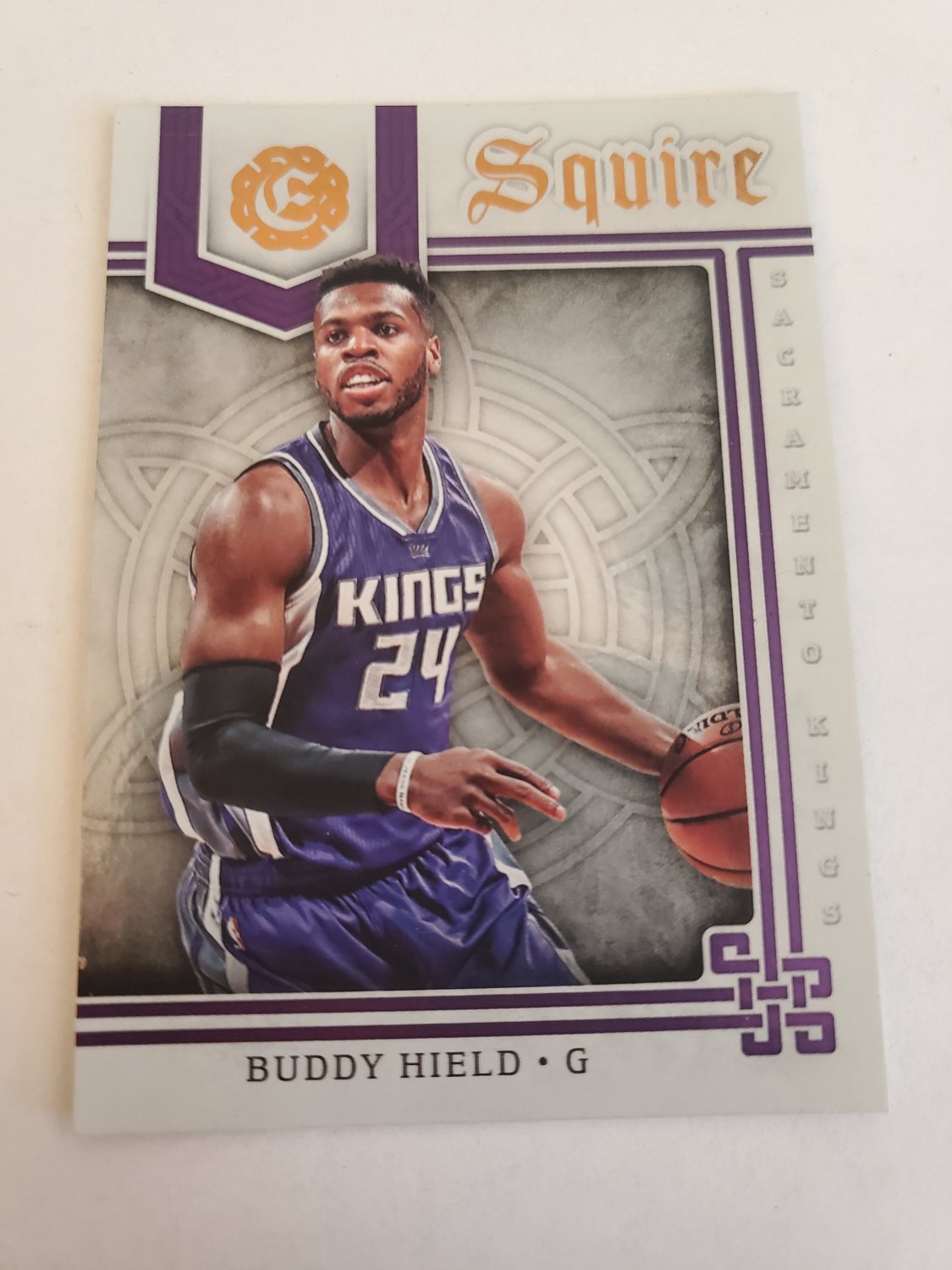 Buddy Hield 2016-17 Excalibur Squire Insert Card