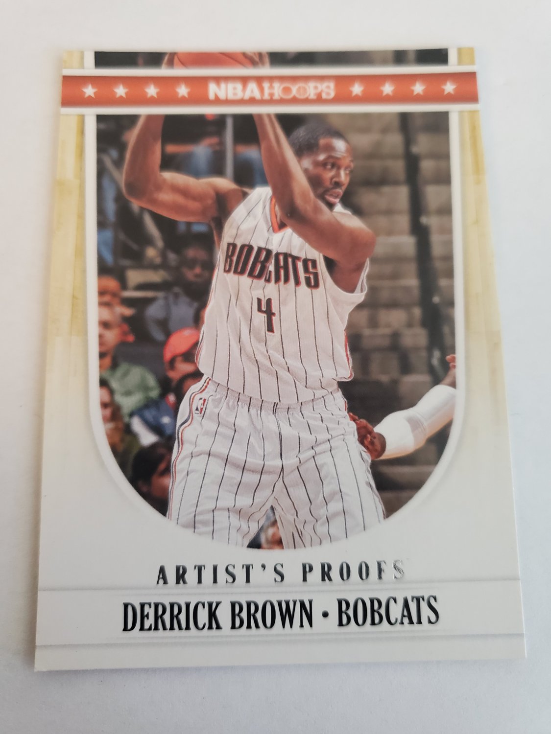 Derrick Brown 2011-12 NBA Hoops Artist Proof Insert Card