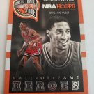 Scottie Pippen 2013-14 NBA Hoops Hall Of Fame Heroes Insert Card