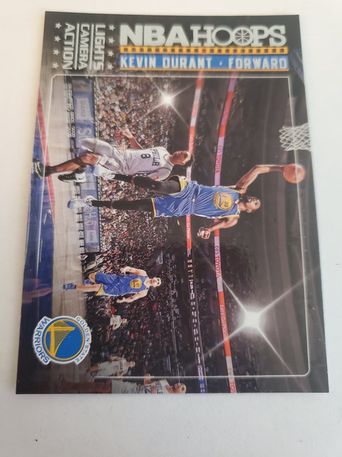 Kevin Durant 2016-17 NBA Hoops Lights Camera Action Insert Card
