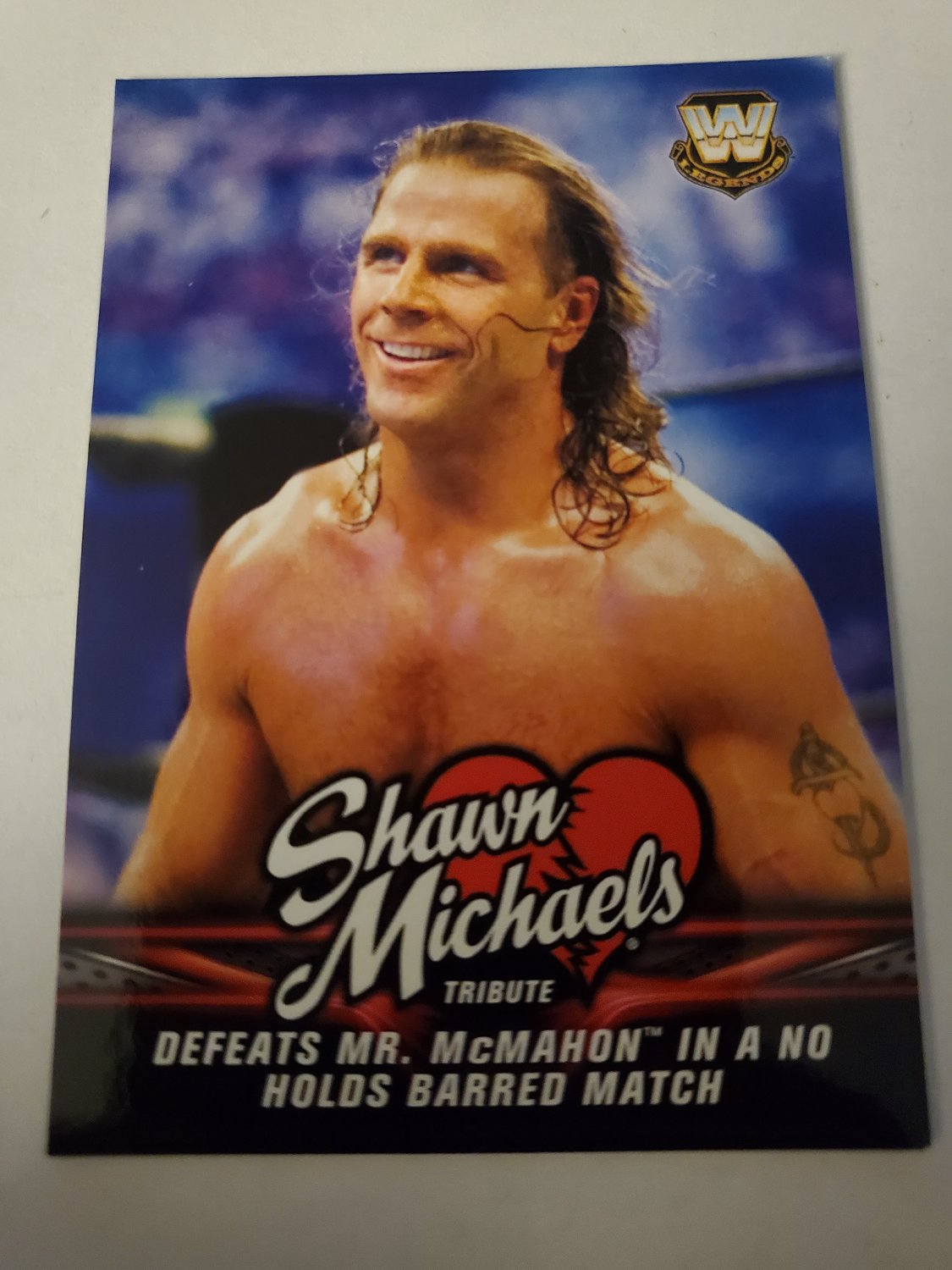 Shawn Michaels 2018 Topps WWE Michaels Tribute Insert Card 27
