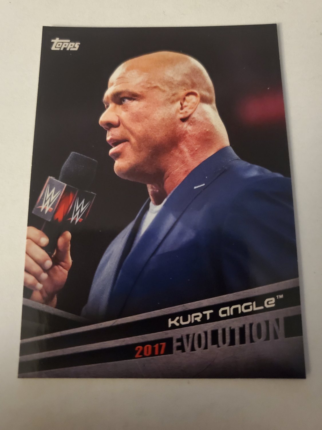 Kurt Angle 2018 Topps WWE Evolution Insert Card