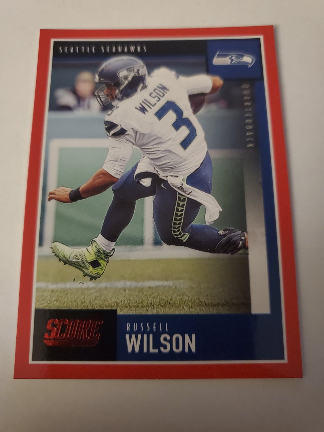 Russell Wilson 2020 Score Red Insert Card