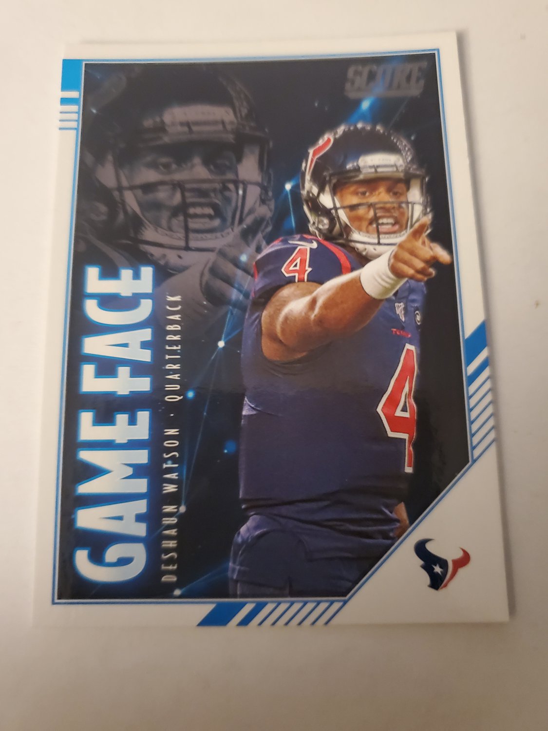 Deshaun Watson 2020 Score Game Face Insert Card