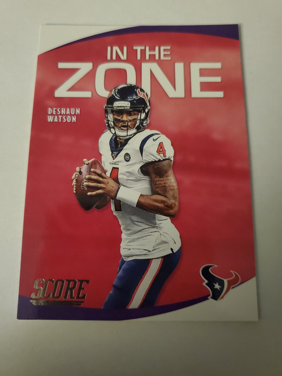 Deshaun Watson 2020 Score In The Zone Insert Card