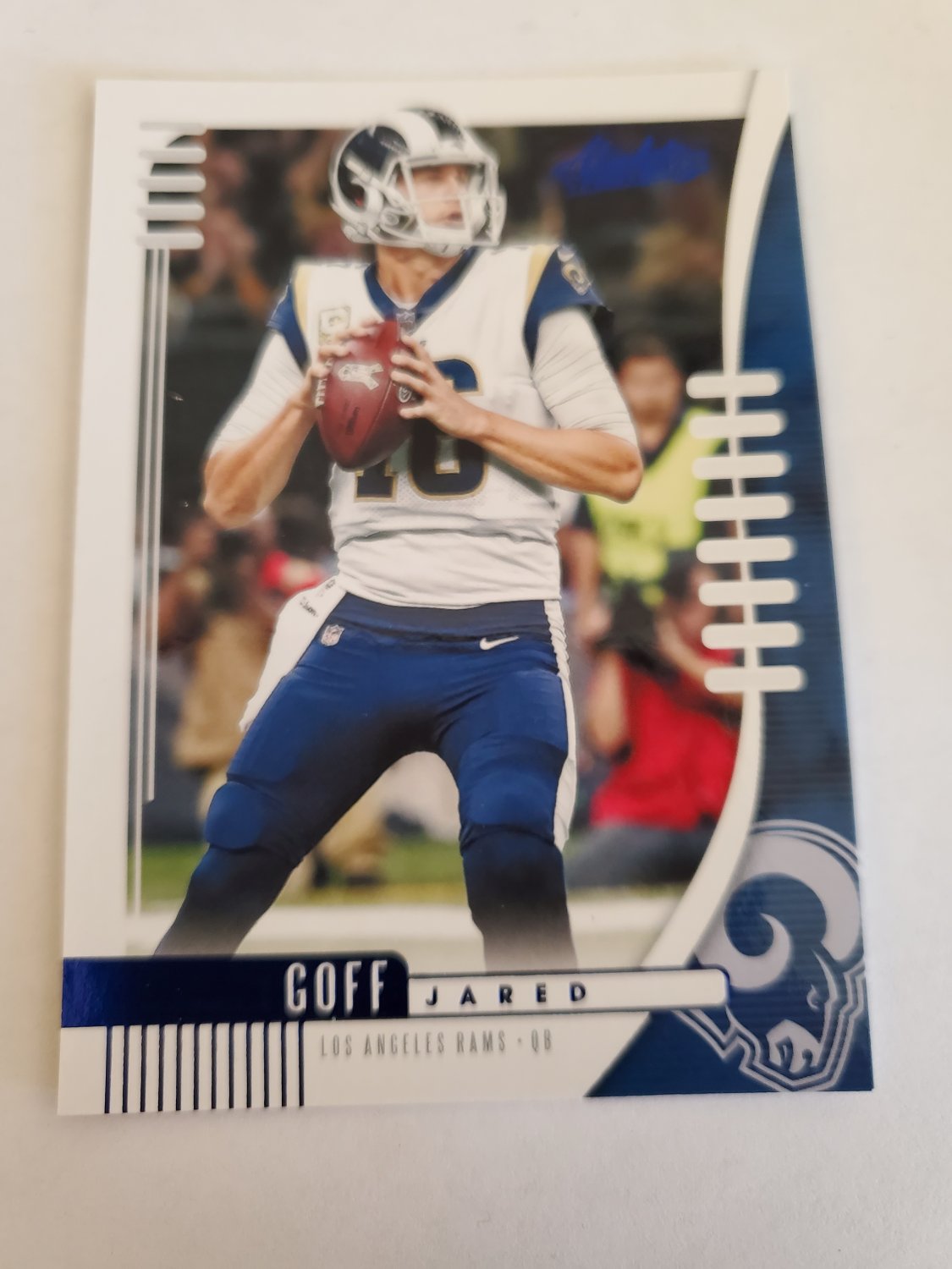 Jared Goff 2019 Absolute Blue Insert Card