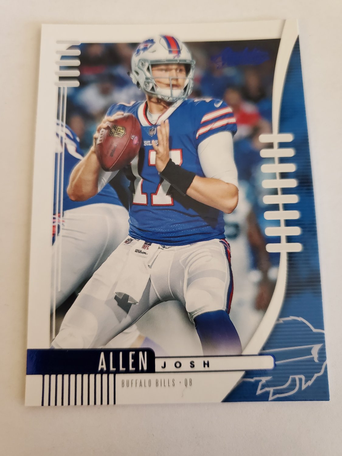 Josh Allen 2019 Absolute Blue Insert Card