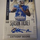 Anthony Boone 2015 Contenders Draft Picks Rookie Autograph Card