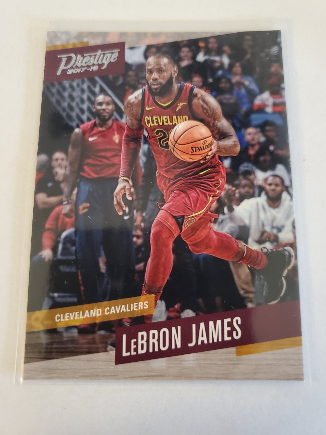 LeBron James 201718 Prestige Base Card LeBron James 201718 Prestige Base Card