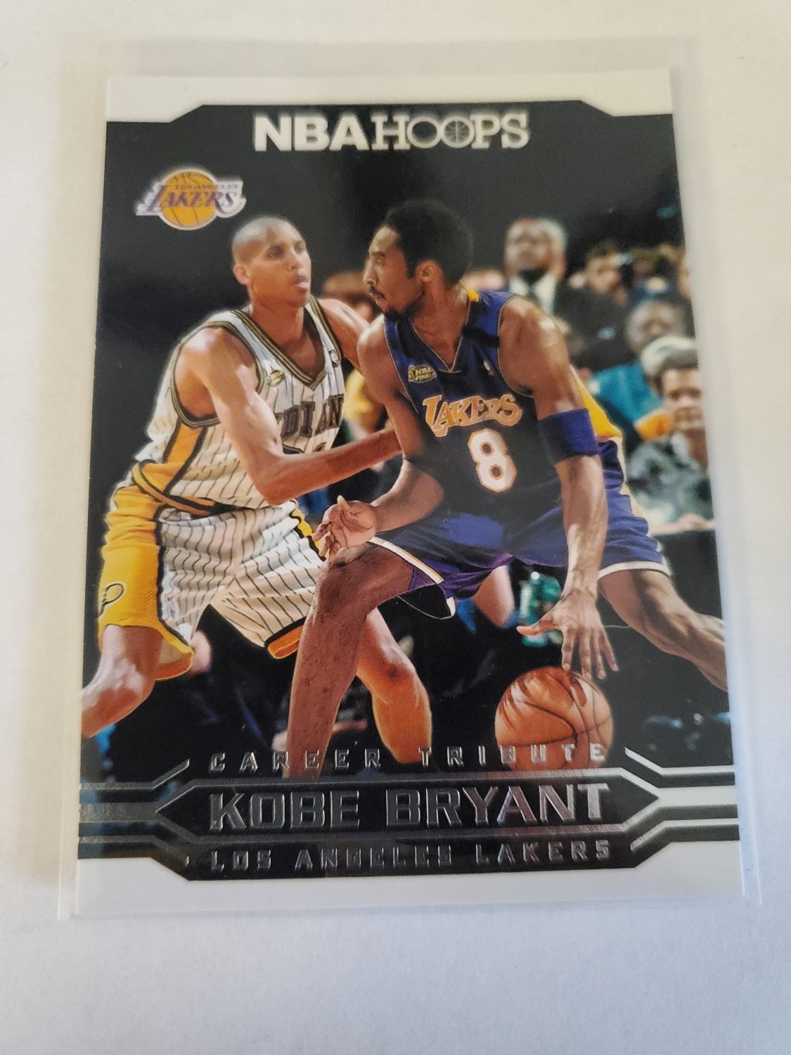 Kobe Bryant 201718 NBA Hoops Career Tribute Base Card 299