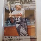 Babe Ruth 2017 Topps Memorable Moments Insert Card