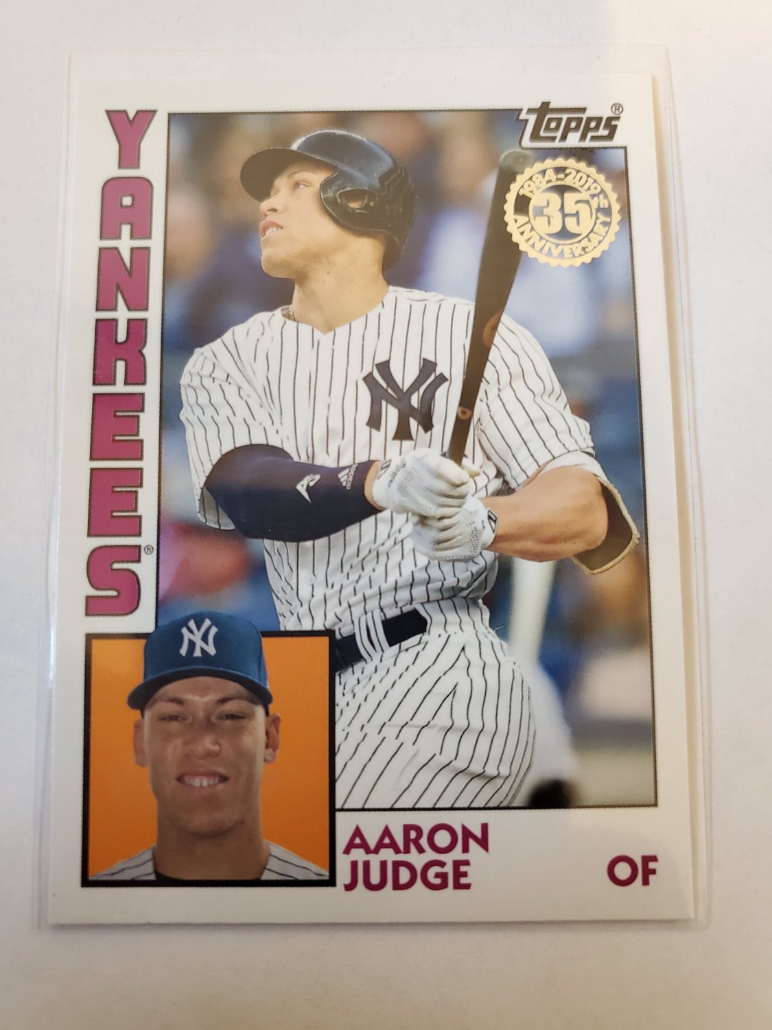 Aaron Judge 2020 Topps '84 Topps Insert Card