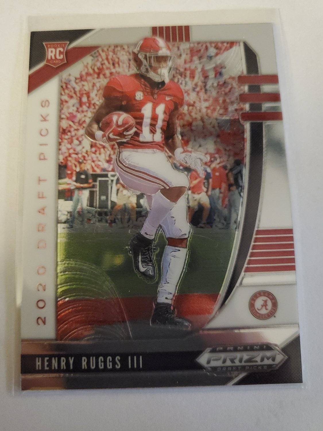 Henry Ruggs III 2020 Prizm Draft Rookie Card