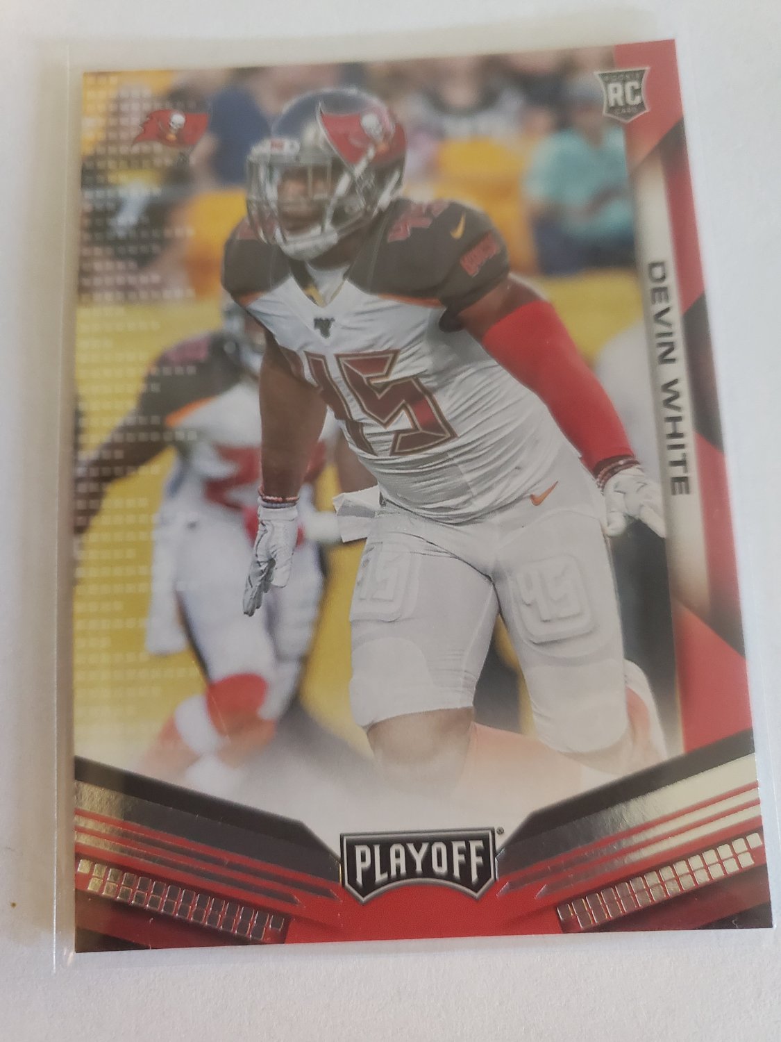 Devin White 2019 Playoff Rookie Card