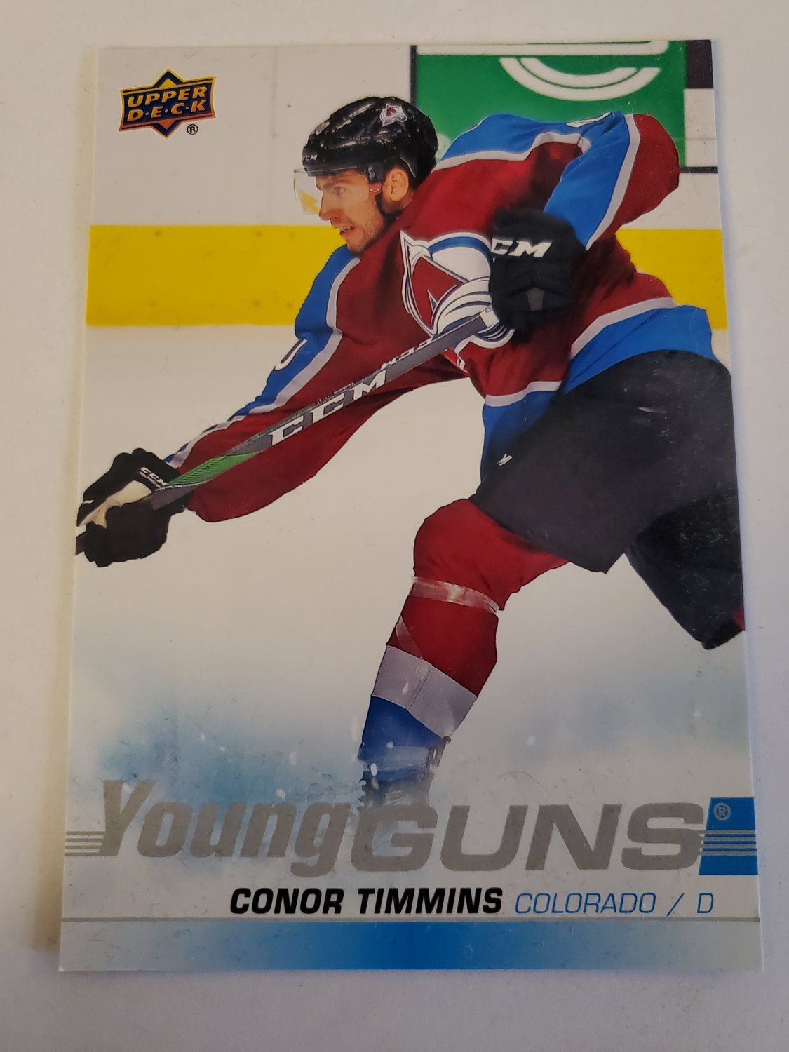 Conor Timmins 2019-20 Upper Deck Oversized Rookie Card