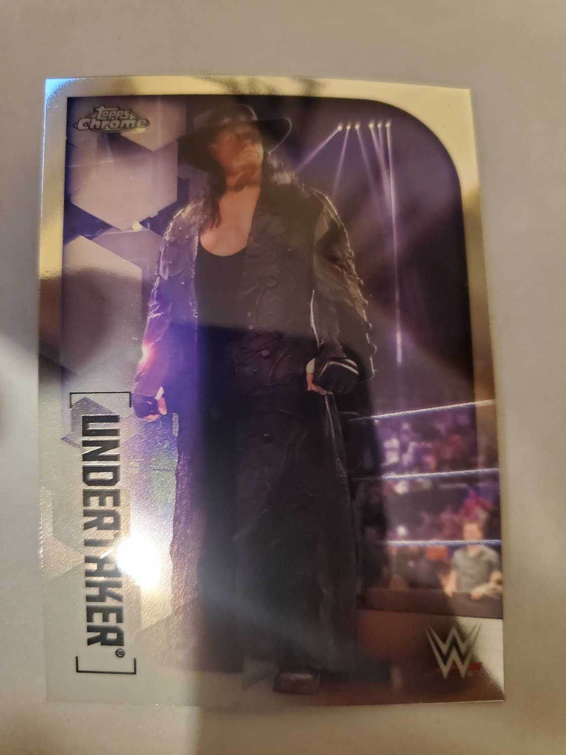 Undertaker 2020 Topps Chrome WWE Base Card