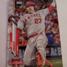 Mike Trout 2020 Topps Update AS Base Card