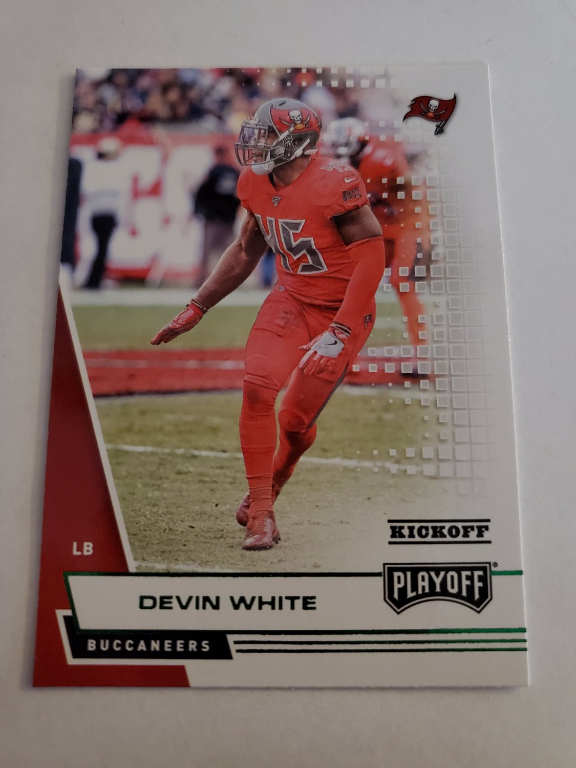 Devin White 2020 Playoff Kickoff Rookie Card