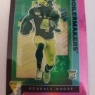 Rondale Moore 2021 Chronicles Draft Pick Flux Pink Rookie Card